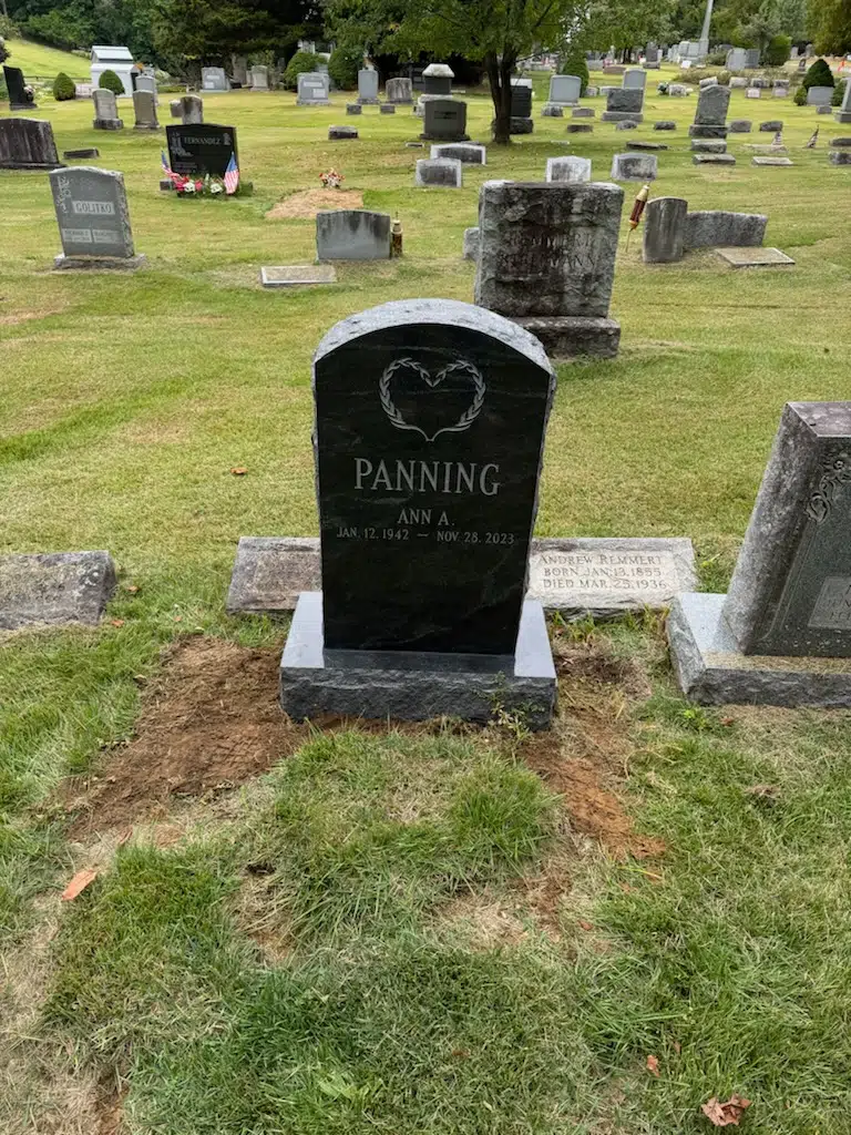Granite Headstone hand-carved by NJ Memorial Headstones in NJ — image 2