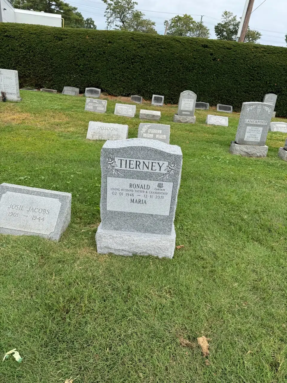 Granite Headstone hand-carved by NJ Memorial Headstones in NJ — image 5