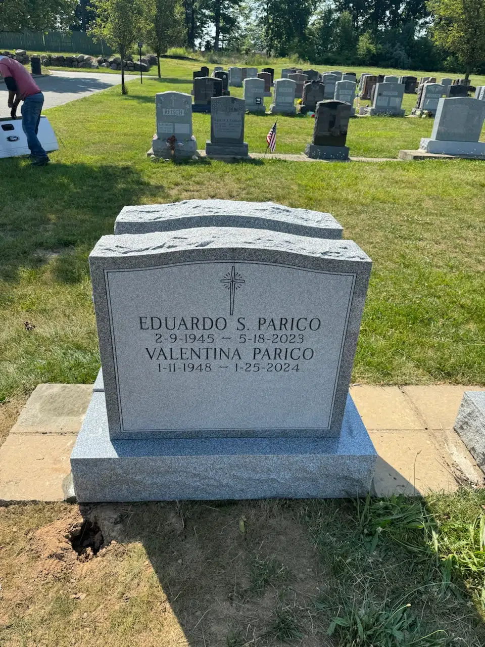 Granite Headstone hand-carved by NJ Memorial Headstones in NJ — image 3
